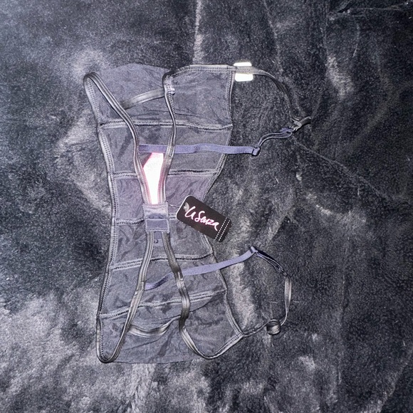 Black Mesh lingerie Set - Picture 3 of 3